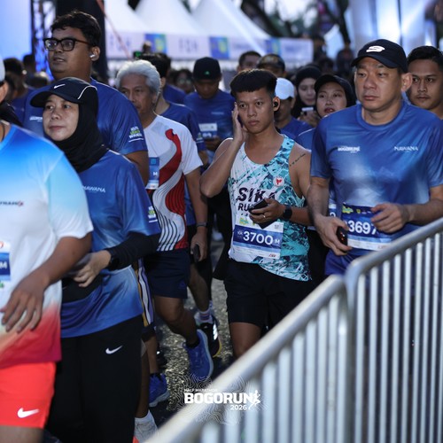 Race photo from BOGORUN 2026