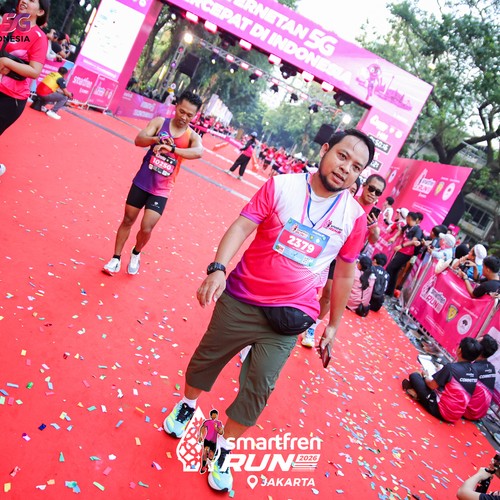 Race photo from SMARTFREN RUN 2026