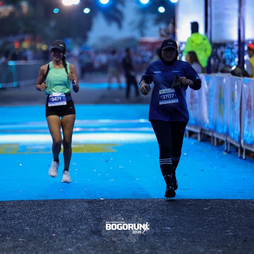 Race photo from BOGORUN 2026