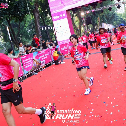 Race photo from SMARTFREN RUN 2026