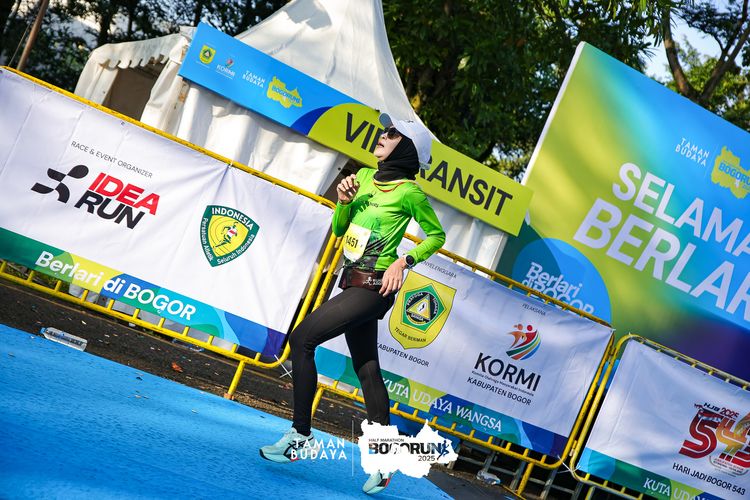 Race photo from Taman Budaya x BOGORUN 2025
