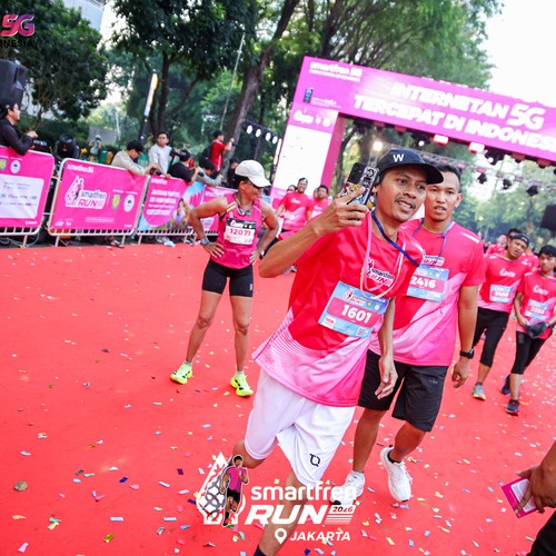 Race photo from SMARTFREN RUN 2026