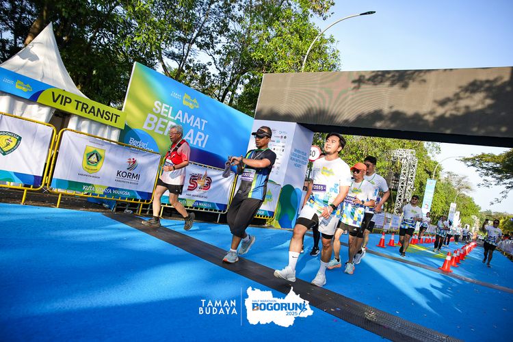 Race photo from Taman Budaya x BOGORUN 2025