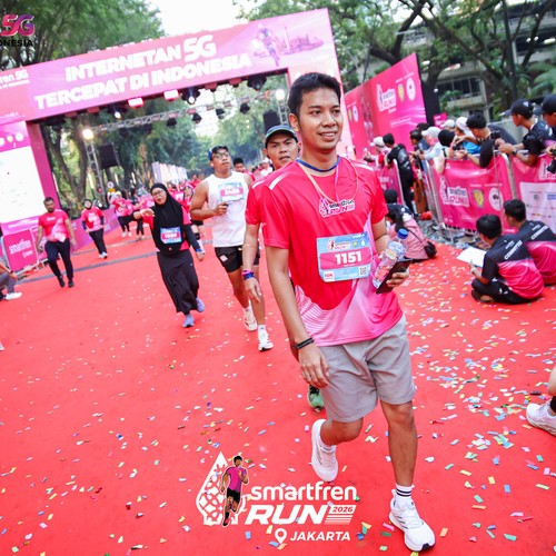 Race photo from SMARTFREN RUN 2026