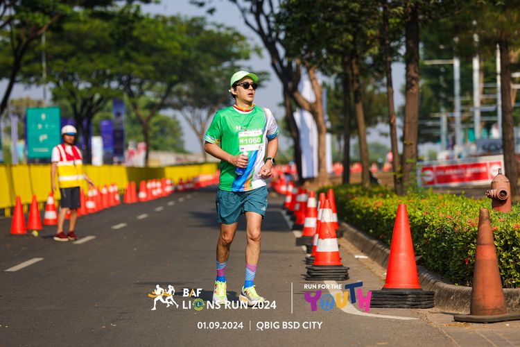 Race photo from BAF LIONS RUN 2024