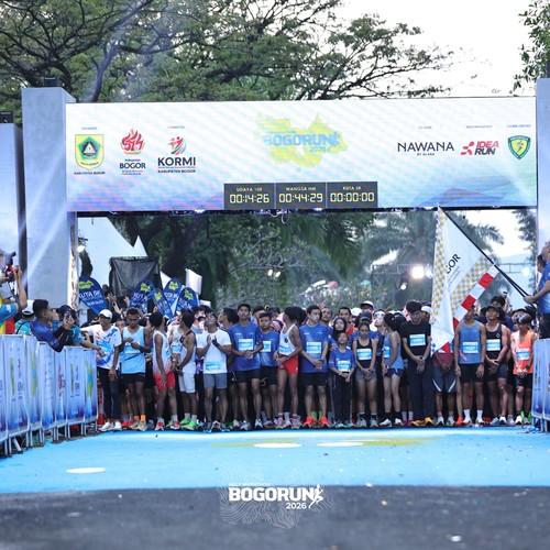 Race photo from BOGORUN 2026