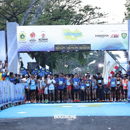 Race photo from BOGORUN 2026