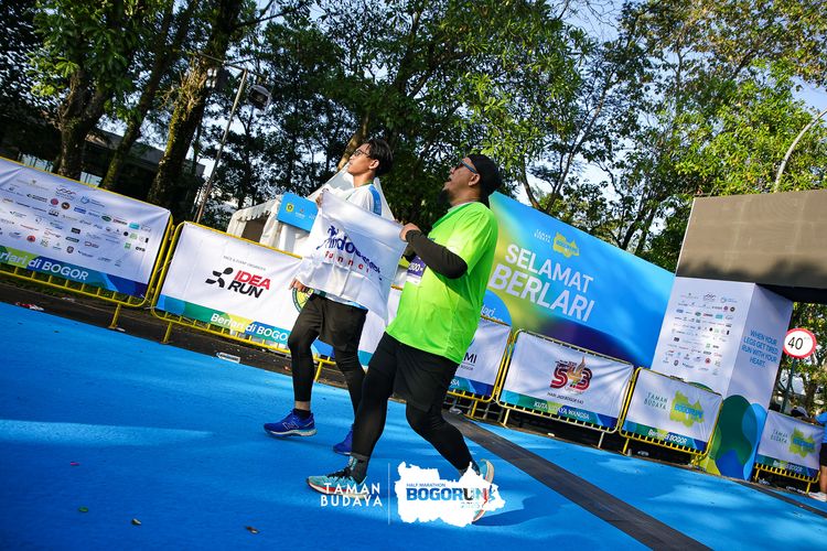 Race photo from Taman Budaya x BOGORUN 2025