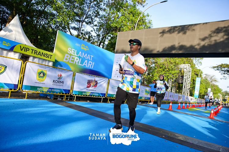 Race photo from Taman Budaya x BOGORUN 2025