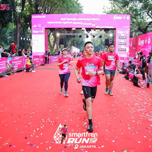 Race photo from SMARTFREN RUN 2026