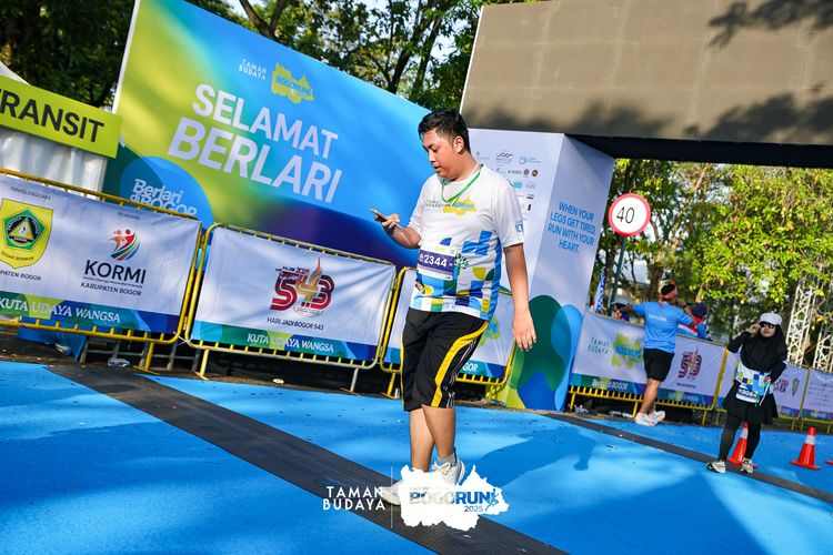 Race photo from Taman Budaya x BOGORUN 2025
