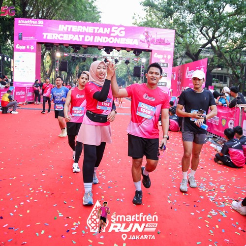 Race photo from SMARTFREN RUN 2026