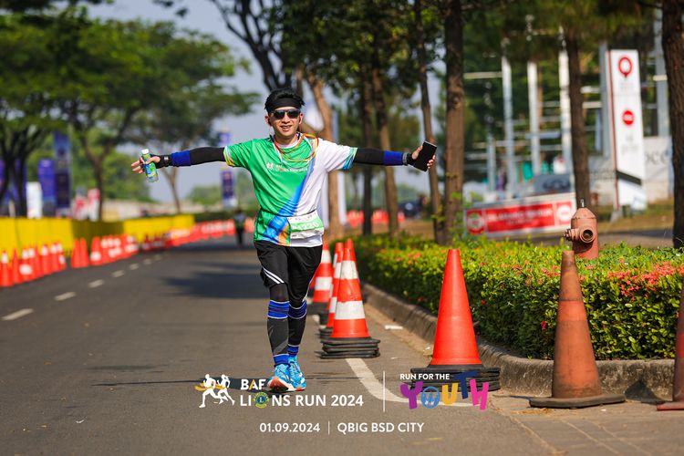 Race photo from BAF LIONS RUN 2024