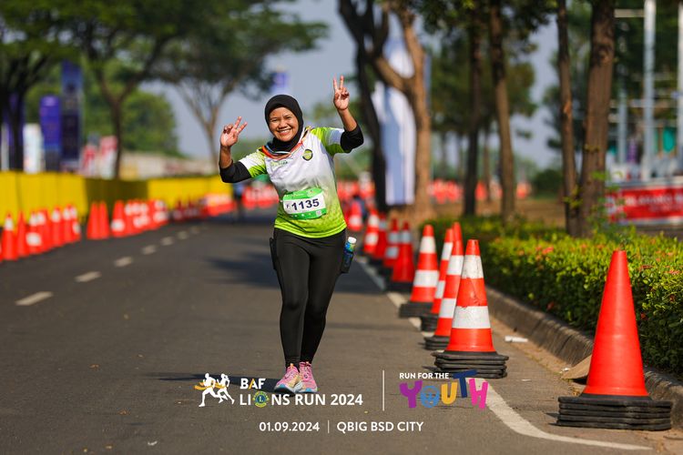 Race photo from BAF LIONS RUN 2024