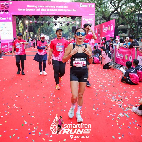 Race photo from SMARTFREN RUN 2026