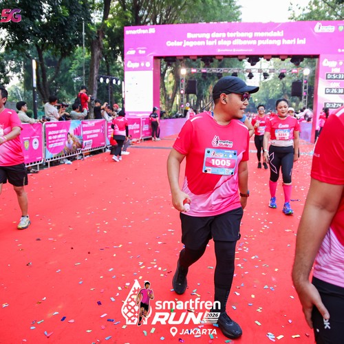 Race photo from SMARTFREN RUN 2026