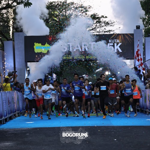 Race photo from BOGORUN 2026
