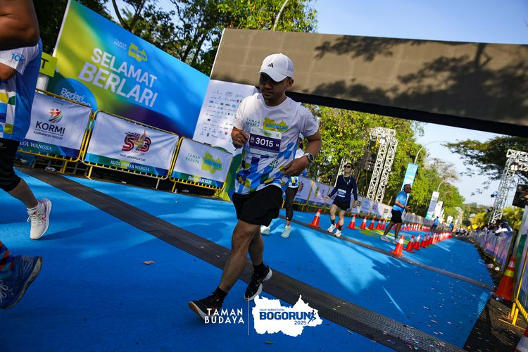 Race photo from Taman Budaya x BOGORUN 2025