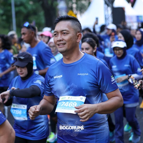 Race photo from BOGORUN 2026