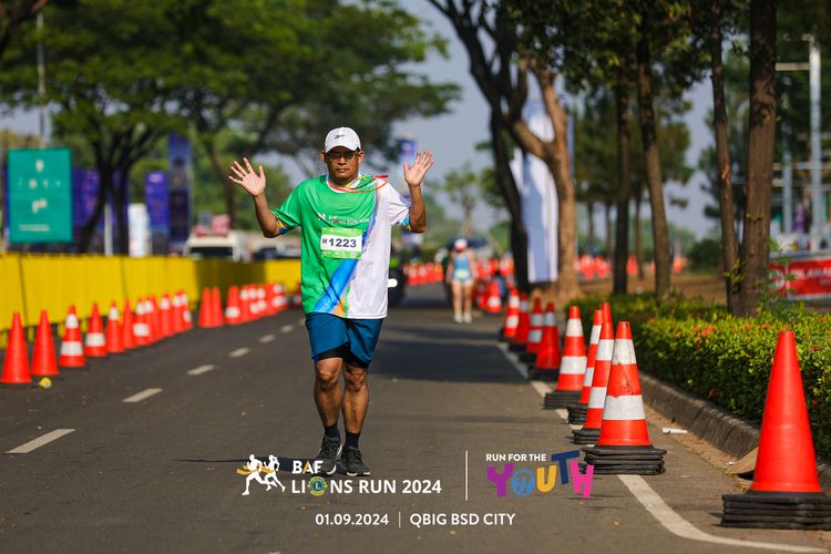Race photo from BAF LIONS RUN 2024