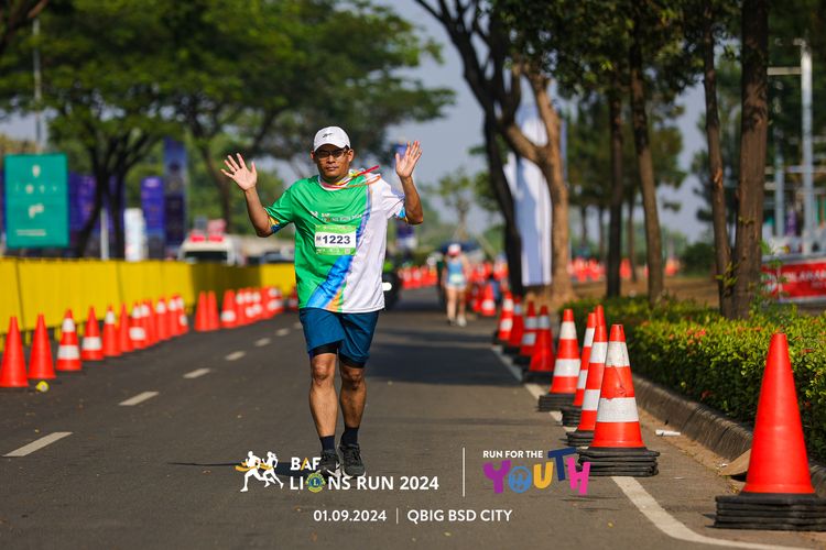 Race photo from BAF LIONS RUN 2024