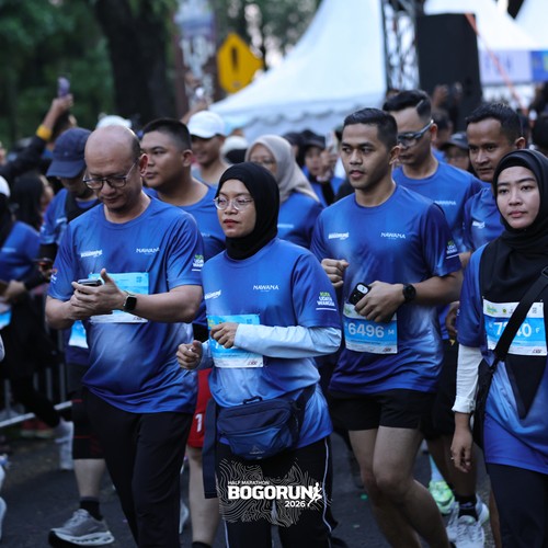 Race photo from BOGORUN 2026