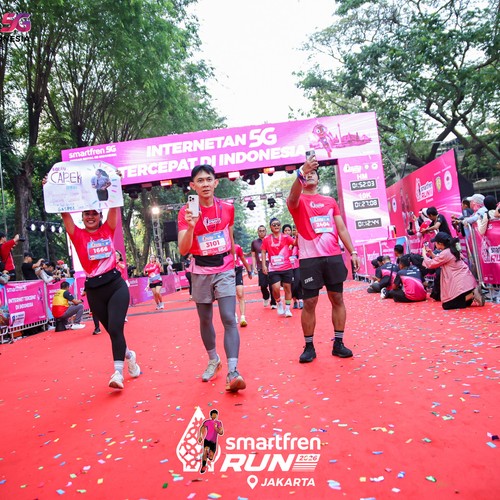 Race photo from SMARTFREN RUN 2026