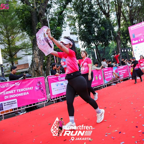 Race photo from SMARTFREN RUN 2026