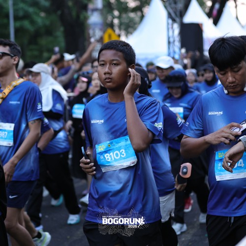 Race photo from BOGORUN 2026