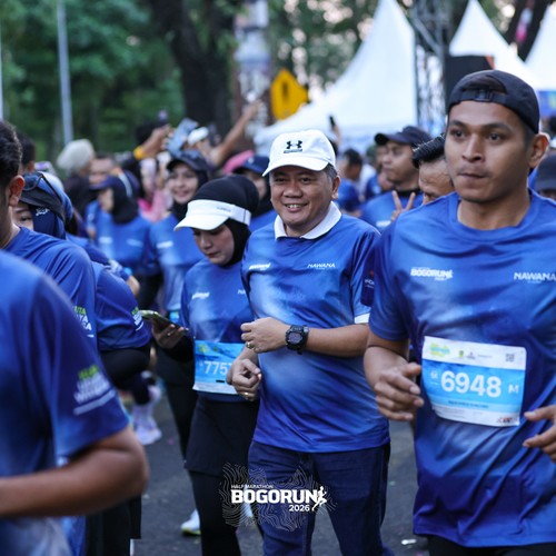 Race photo from BOGORUN 2026