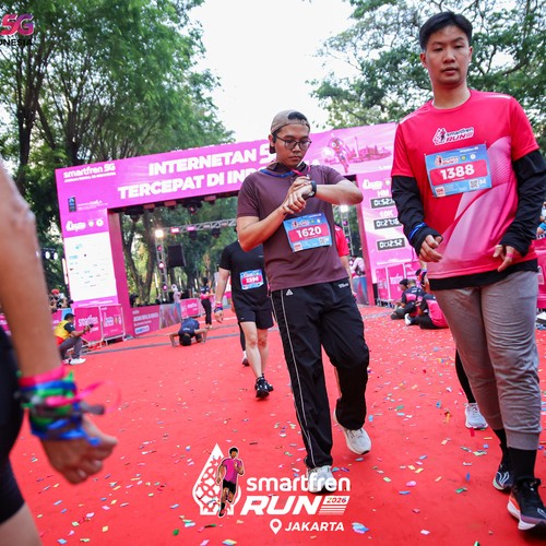 Race photo from SMARTFREN RUN 2026