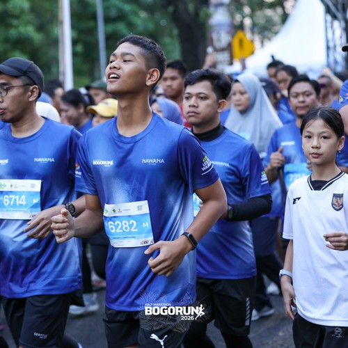 Race photo from BOGORUN 2026
