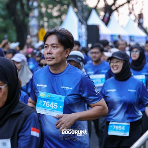 Race photo from BOGORUN 2026