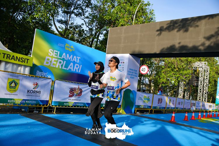 Race photo from Taman Budaya x BOGORUN 2025