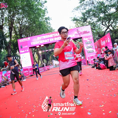 Race photo from SMARTFREN RUN 2026