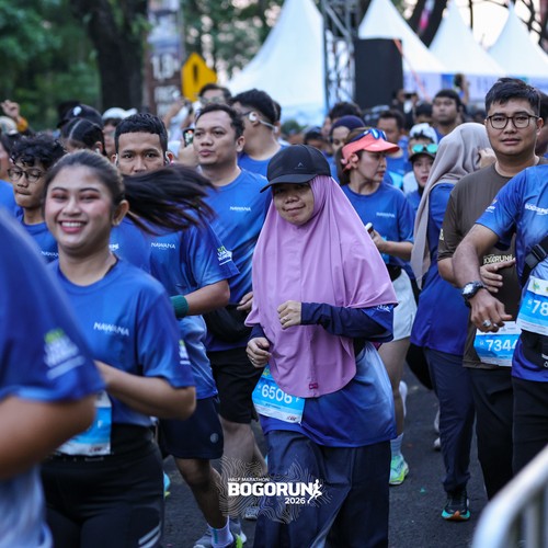 Race photo from BOGORUN 2026