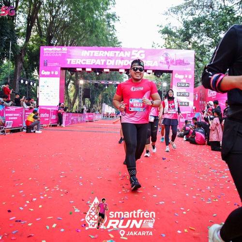 Race photo from SMARTFREN RUN 2026