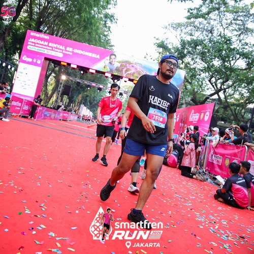 Race photo from SMARTFREN RUN 2026