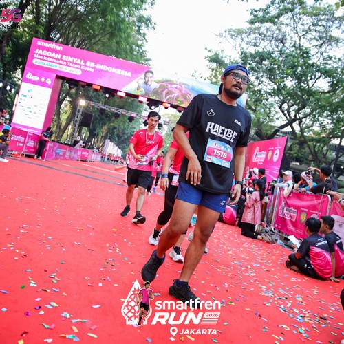 Race photo from SMARTFREN RUN 2026