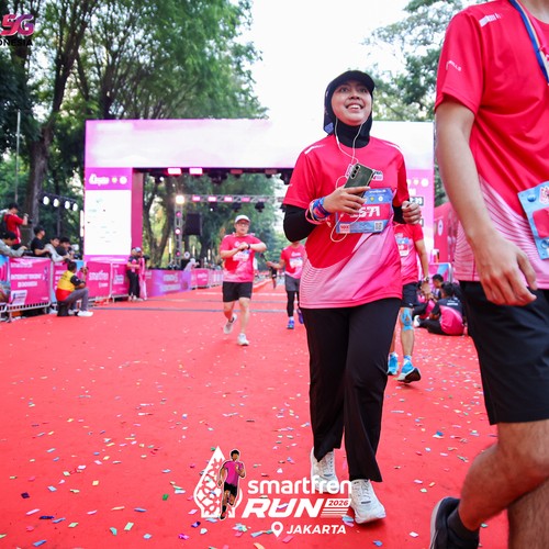 Race photo from SMARTFREN RUN 2026