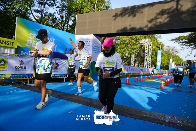 Race photo from Taman Budaya x BOGORUN 2025