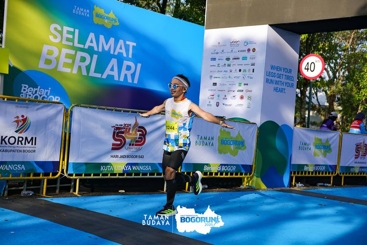 Race photo from Taman Budaya x BOGORUN 2025