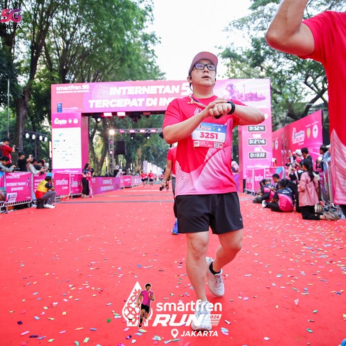 Race photo from SMARTFREN RUN 2026