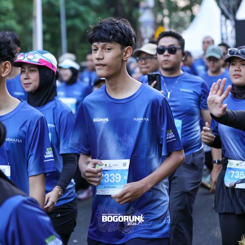 Race photo from BOGORUN 2026