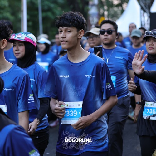 Race photo from BOGORUN 2026