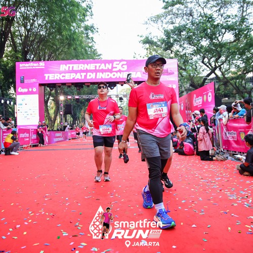 Race photo from SMARTFREN RUN 2026