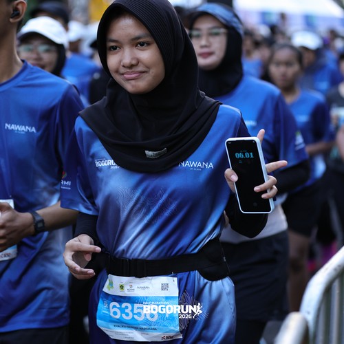 Race photo from BOGORUN 2026