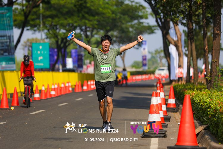 Race photo from BAF LIONS RUN 2024