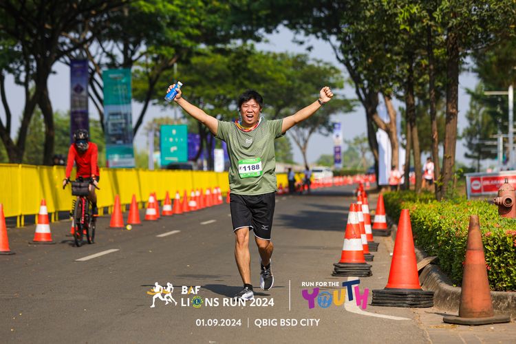 Race photo from BAF LIONS RUN 2024