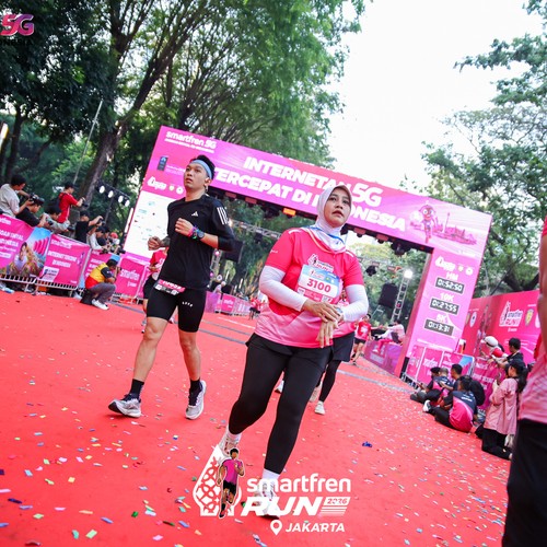 Race photo from SMARTFREN RUN 2026